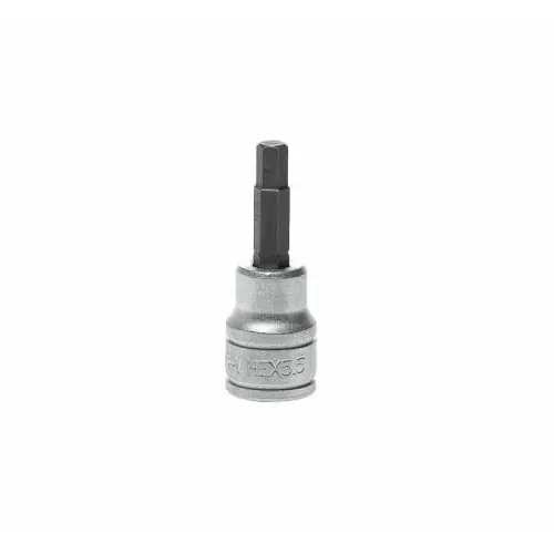 Teng Tools 3/8 inch Drive Bit Socket, Hex Bit, 5.5 mm, M3815055-C