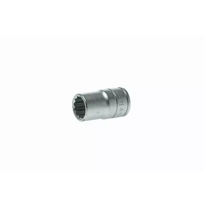 Teng Tools 1/2 inch Drive 14 mm Standard Socket, 12 Point, 38 mm Overall Length, M120514-C