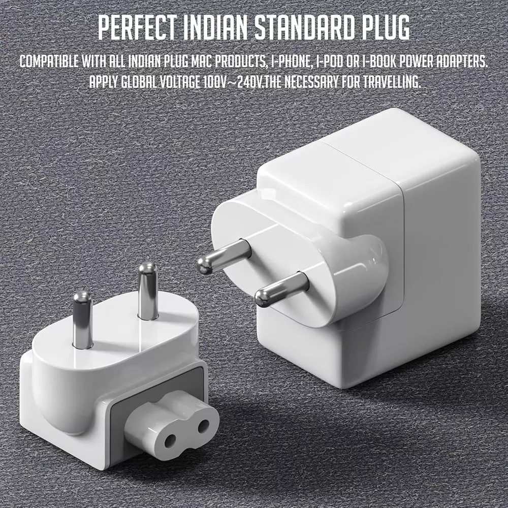 LOTA AC Plug Adapter 100-240 VAC DC 5 V White with Fuse, MST-3049-LT