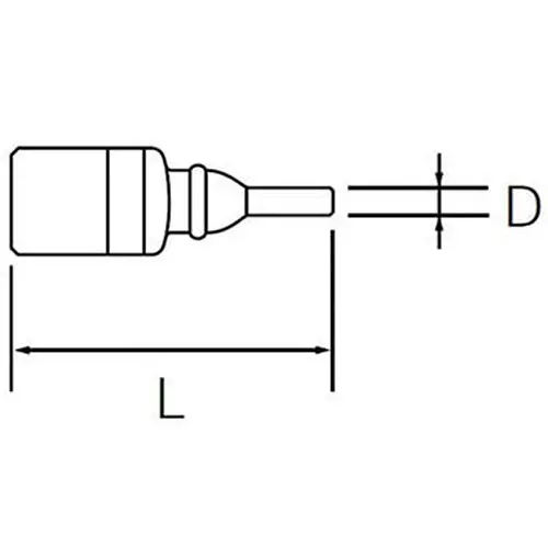 Ktc Oil Drainer Suction Adapter 13 mm Diameter, GOD-ADB