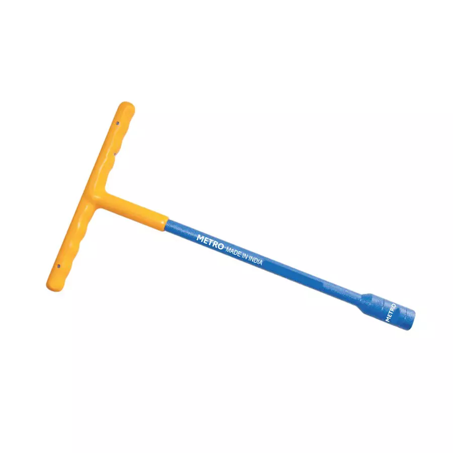 Metro T-Spanner Hex With Sleeve Blue and Yellow 8 mm Size, TSH8