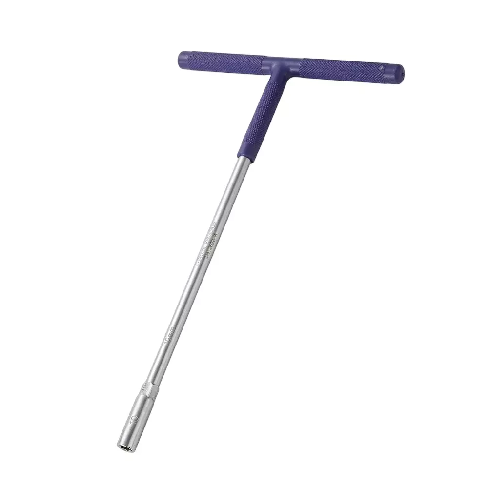 Inder T-Socket Metal Body Blue & Silver Color 300 mm Length 10 mm Diameter and Size 15 mm, 19L
