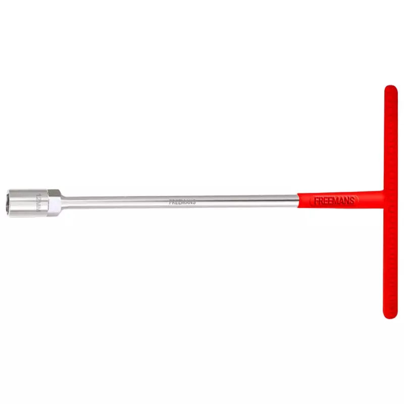 Freemans T Socket Spanner 8 mm Chrome Vanadium Steel Soft PVC Grip Handle, TS-08