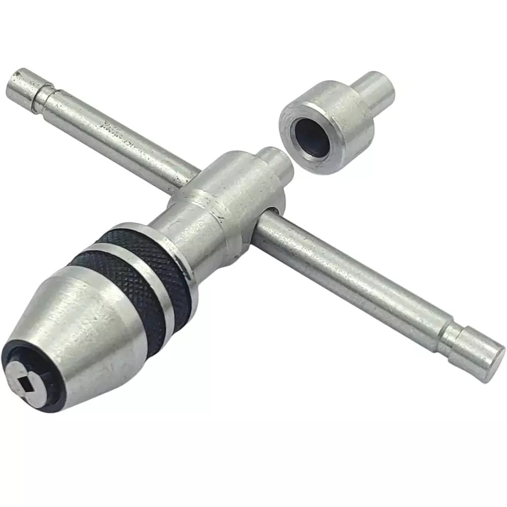 Assorts Precision Guiding Tap Medium Wrench with Free-Spinning Cap Tool Steel 5 to 8 mm