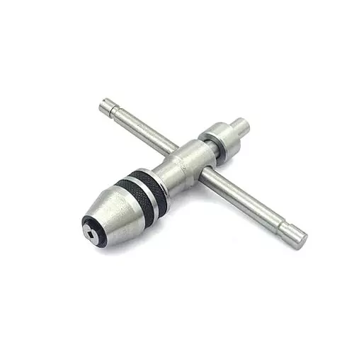 Assorts Precision Guiding Tap Medium Wrench with Free-Spinning Cap Tool Steel 5 to 8 mm