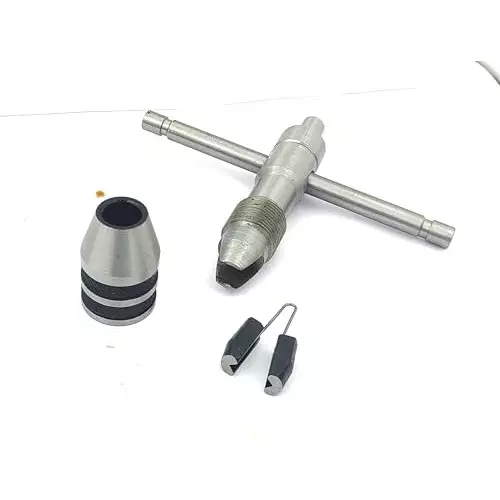 Assorts Precision Guiding Tap Medium Wrench with Free-Spinning Cap Tool Steel 5 to 8 mm