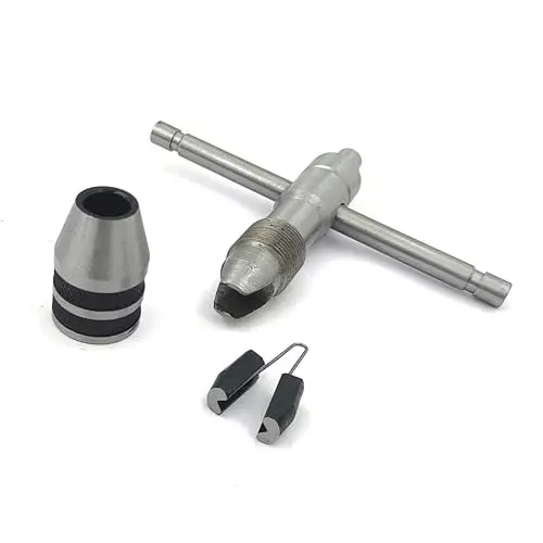 Assorts Precision Guiding Tap Medium Wrench with Free-Spinning Cap Tool Steel 5 to 8 mm