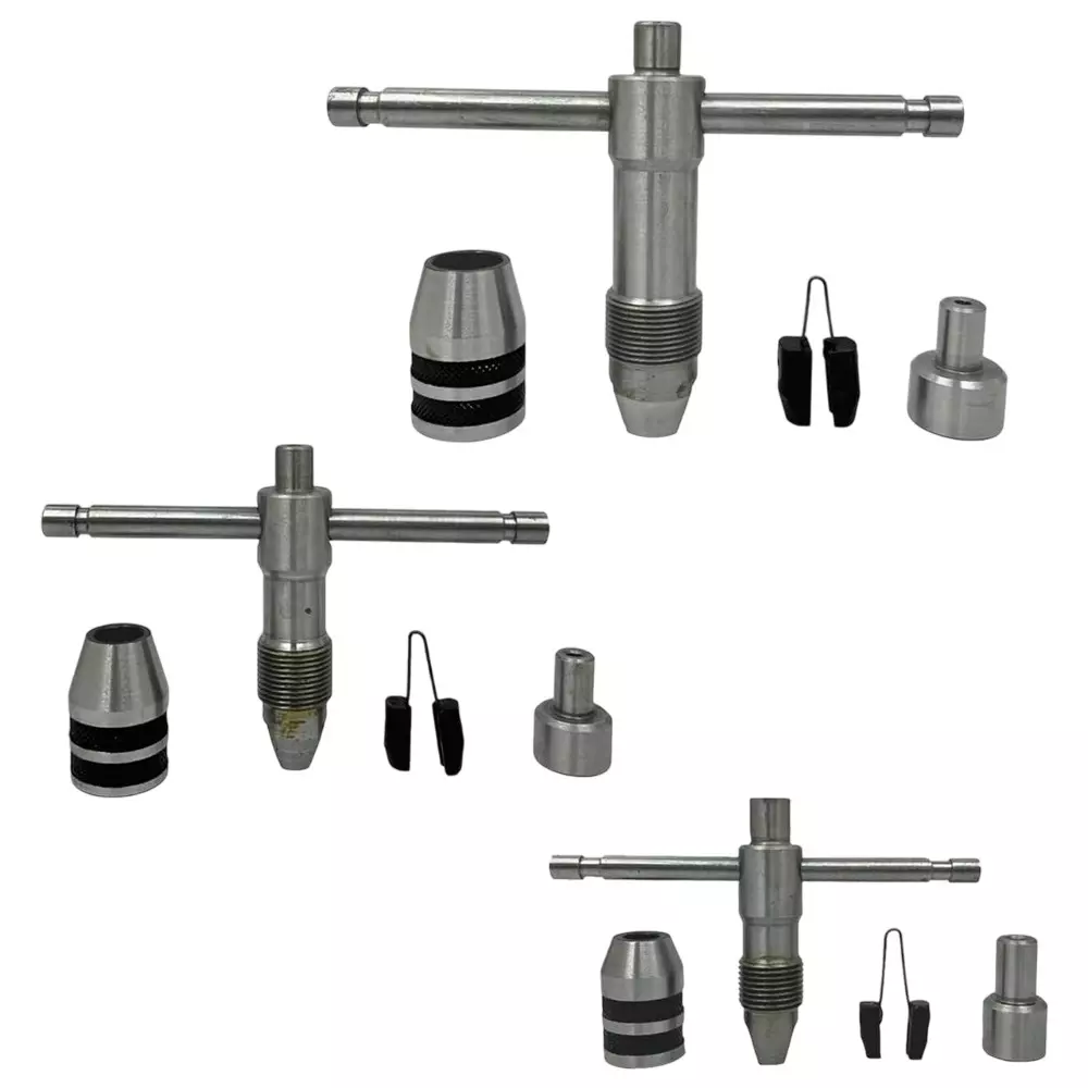 Assorts Precision Guiding Tap with Free-Spinning Cap Tool Steel 2.5 to 15.87 mm (Pack of 3)