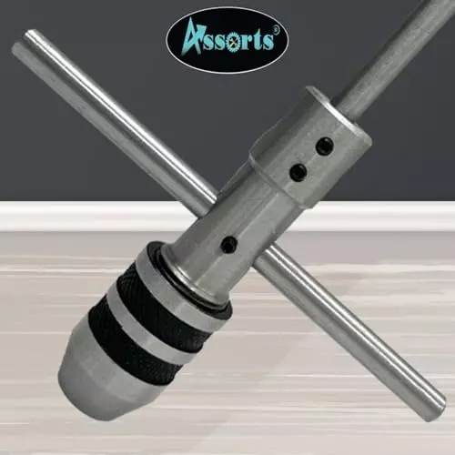 Assorts Pilot Tap Wrench Spindle Alloy Steel Round 1.5 to 6 mm
