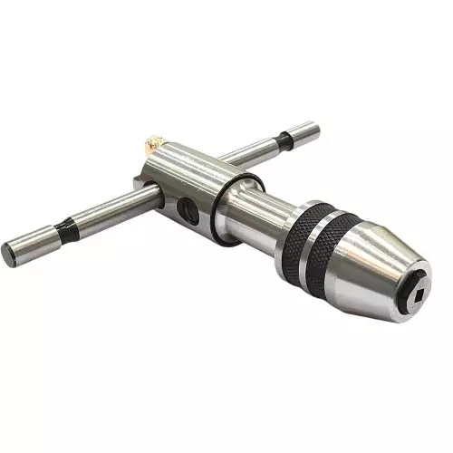 Buyohlic International T-Type Reversible Ratchet Adjustable Tap Wrench Size 5/32 inch to 1/4 inch (4.0 to 6.0 mm), JZ-26EO-MJNG