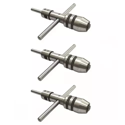 Buyohlic International Spindle Tap Wrench Small Size and 3/32 inch to 1/4 inch (2.3 to 6.3 mm) Range, 9X-TSB7-OE9G (Pack of 3)