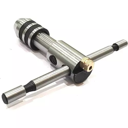 Buyohlic International T-Type Reversible Ratchet Adjustable Tap Wrench Size 1/16 inch to 1/2 inch (1.5 to 12.0 mm), SM-NIB6-6JLJ (Set of 3)