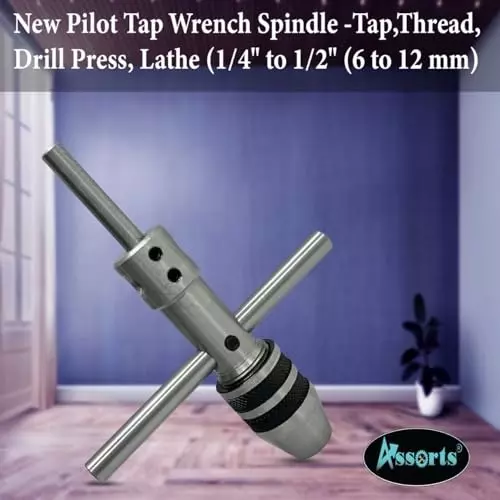 Assorts Pilot Tap Wrench Spindle Alloy Steel Round 6 to 12 mm