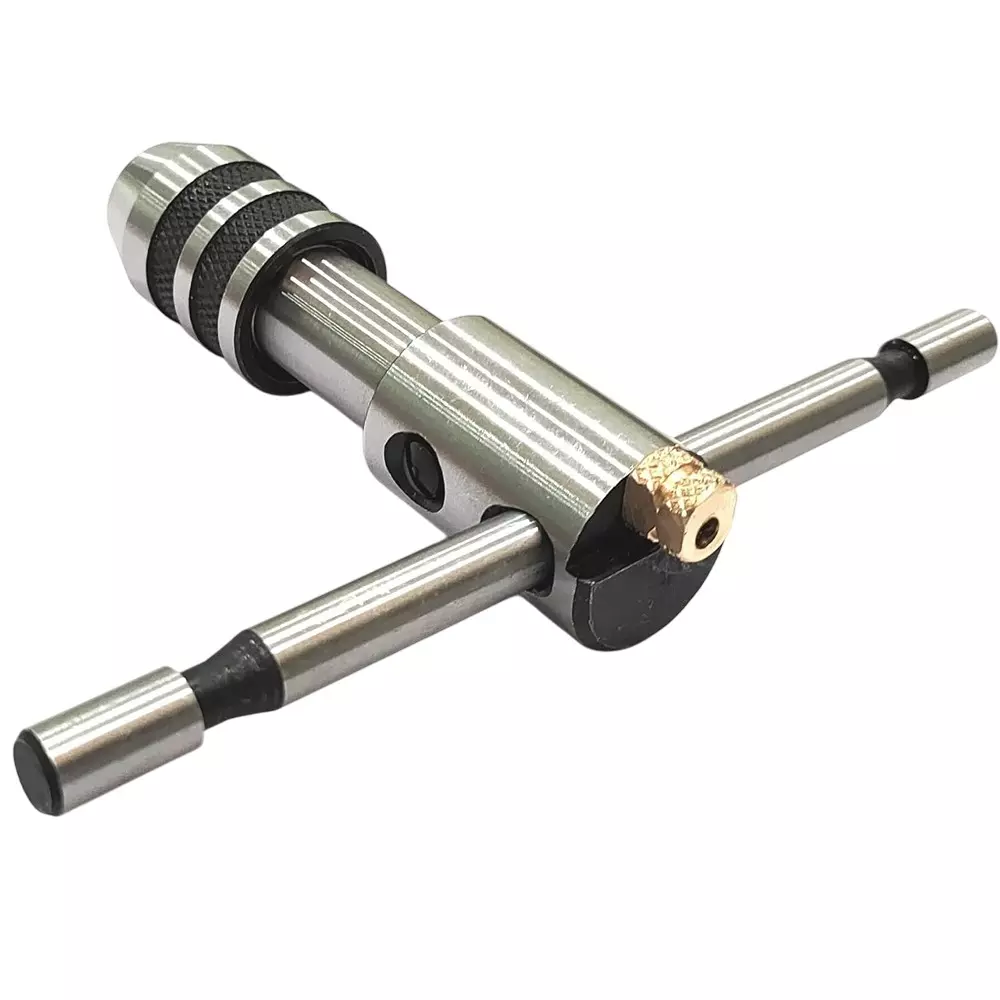 Assorts Ratchet Type T-Tap Wrench Alloy Steel M4 to M6 3.97 to 6.35 mm