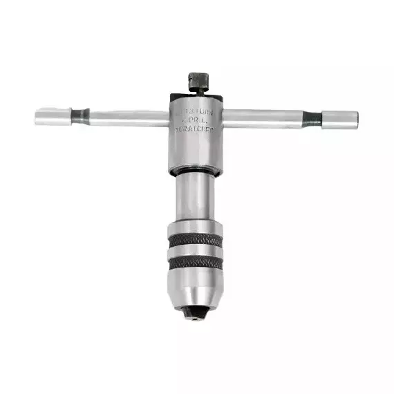 Buyohlic International T-Type Ratchet Spindle Tap Wrench 1.5-4 mm Tap Capacity, AGRTW-125.A