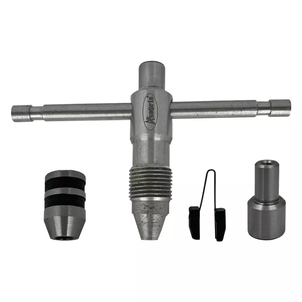 Assorts Precision Guiding Tap with Free-Spinning Cap Set Tool Steel 2.5 to 5 mm