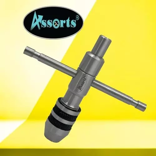 Assorts Precision Guiding Tap with Free-Spinning Cap Set Tool Steel 2.5 to 5 mm