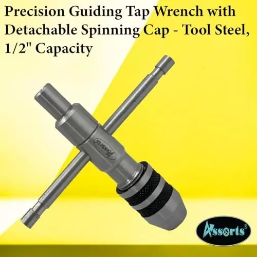 Assorts Precision Guiding Tap with Free-Spinning Cap Set Tool Steel 2.5 to 5 mm