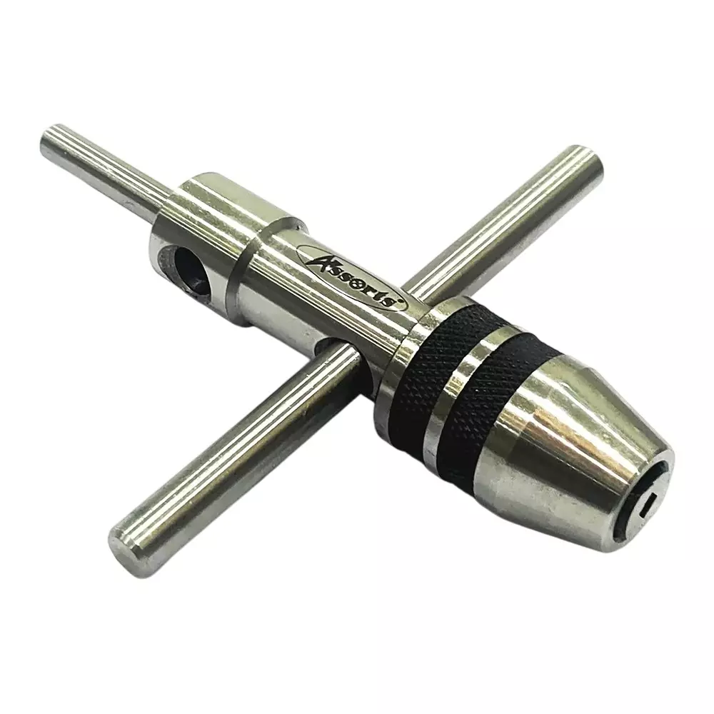 Assorts Spindle Tap Wrench Mild Steel 6.35 to 12.7 mm for Taps, Reamers, Screw Extractor