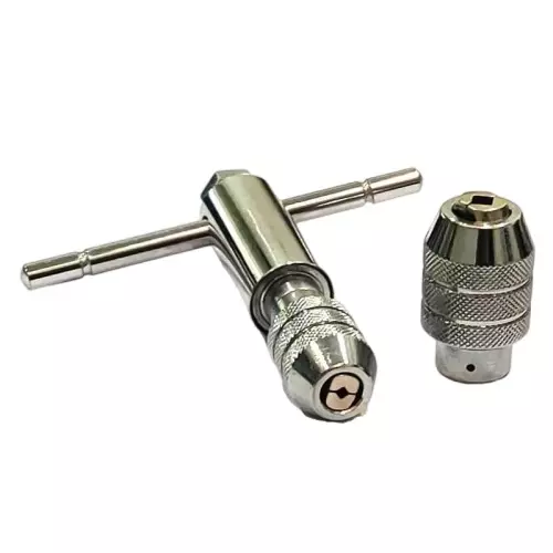Assorts Ratchet Type Hand Tap Wrench Alloy Steel M3 to M6 & M6 to M12 Size Range (Pack of 2)