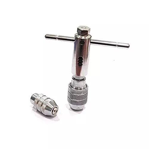 Assorts Ratchet Type Hand Tap Wrench Alloy Steel M3 to M6 & M6 to M12 Size Range (Pack of 2)
