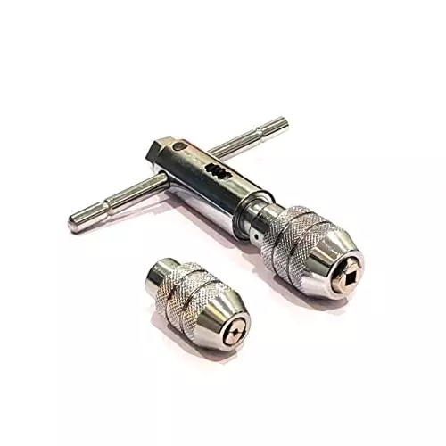 Assorts Ratchet Type Hand Tap Wrench Alloy Steel M3 to M6 & M6 to M12 Size Range (Pack of 2)