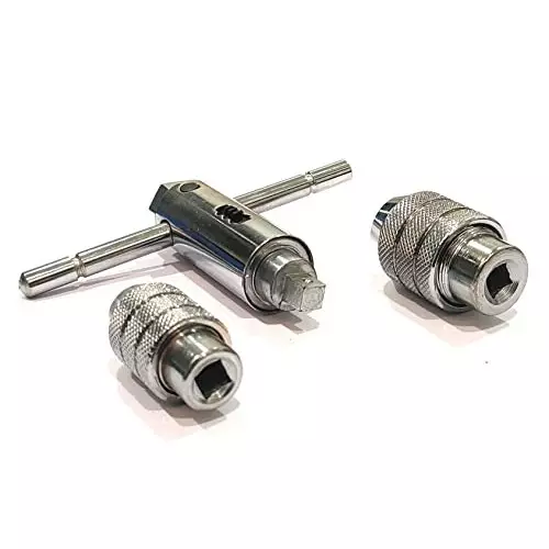 Assorts Ratchet Type Hand Tap Wrench Alloy Steel M3 to M6 & M6 to M12 Size Range (Pack of 2)