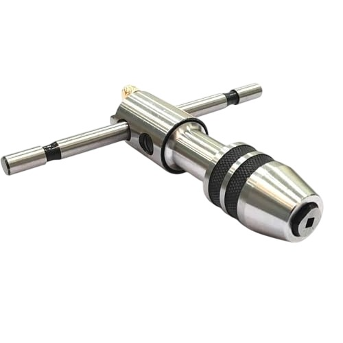 A.D INTERNATIONAL T-Type Reversible Ratchet Adjustable Tap Wrench Size 5/32 inch to 1/4 inch (4.0 to 6.0 mm), JZ-26EO-MJNG