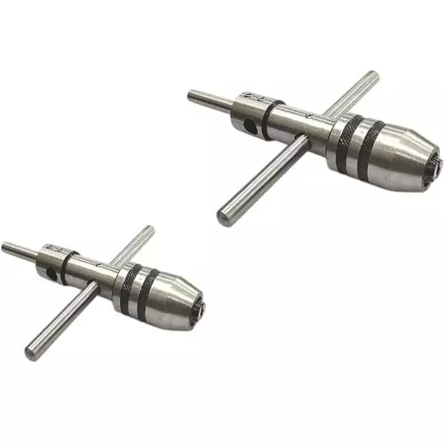 Buyohlic International Spindle Tap Wrench Big and Small Size and 3/32 inch to 1/4 inch and 1/4 inch to 1/2 inch (2.3 to 6.3 mm and 6.3 to 12.7 mm) Range, Z9-U957-3UJD (Set of 2)