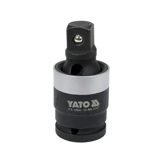 Yato Uniersal Impact Joint 3/4 inch (19.0 mm) Drive Size, 25.3 mm Joint Diameter and 93.3 mm Length, YT-11641