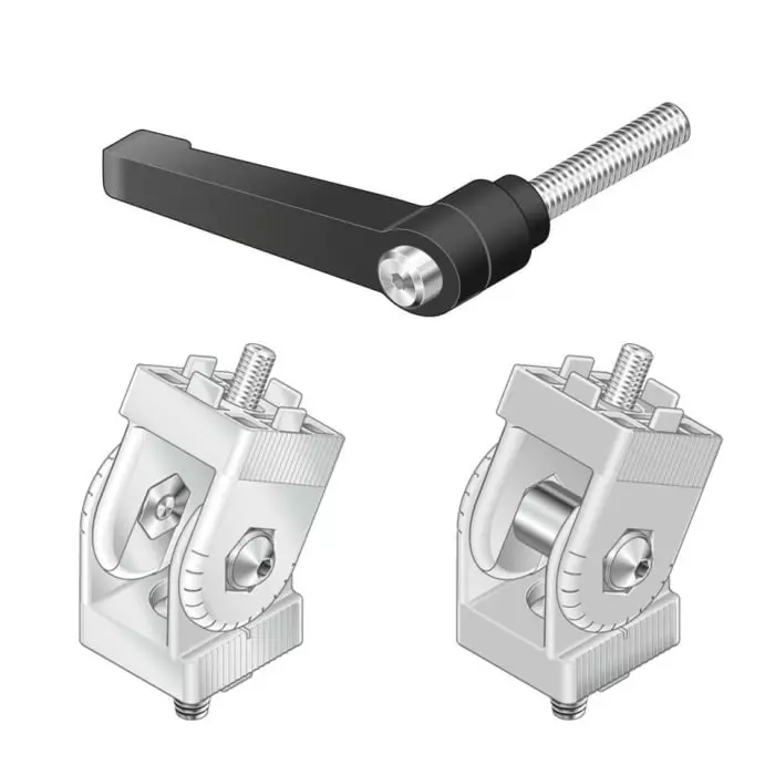 Bosch Rexroth Universal Joint , Double, Plain, Bore 10 mm, 40 x 40 mm Length, 3842543402