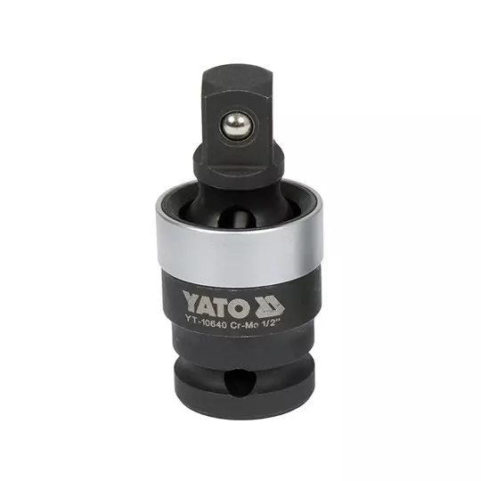 Yato Universal Impact Joint 1/2 inch (12.7 mm) Drive Size, 16.7 mm Joint Diameter and 63 mm Length, YT-10640