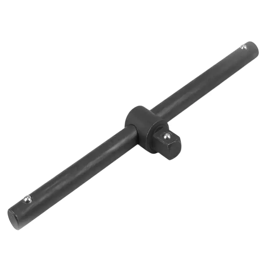 FORCEKRAFT Sliding T-Bar Handle Black Chrome Molybdenum Steel 1/2 Inch (12.7 mm) Size Black Oxide for Industrial Use