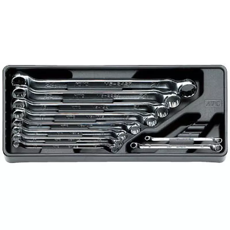 Ktc Box End Wrench Set Offset Type, TM510 (Pack of 10)