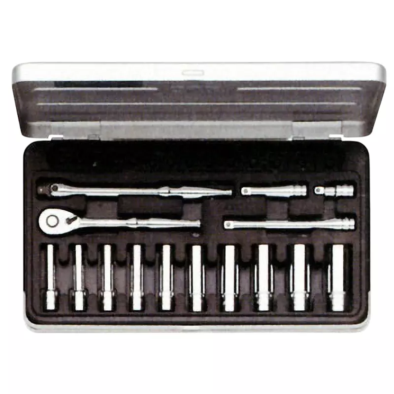 Ktc Deep Socket Wrench Set 6.3 mm Sq. Drive, TB2L10