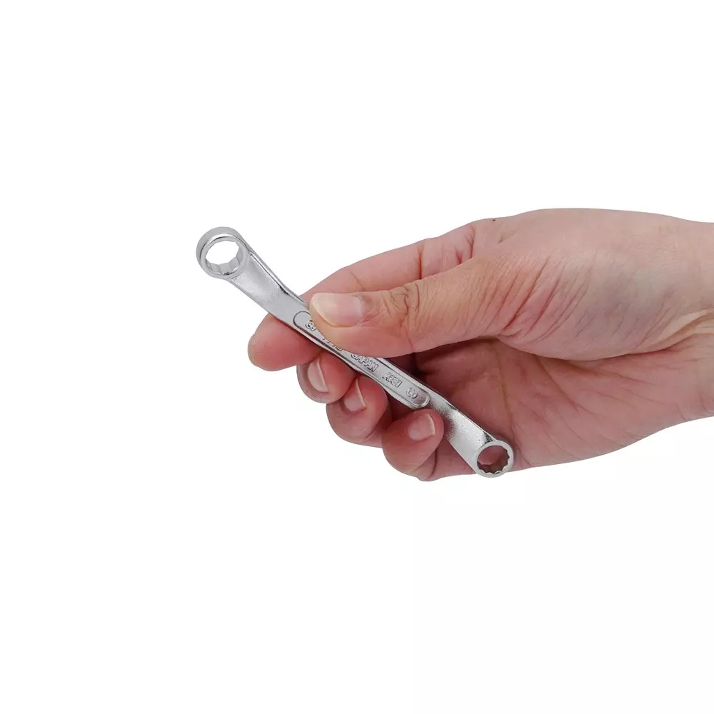 TONE Short Box End Wrench 8.0 x 9 mm Hex Size, M46-0809