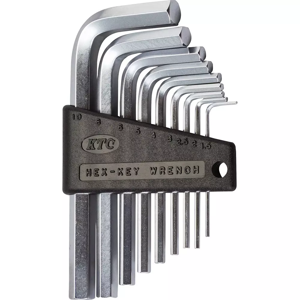 Ktc Standard L-Type Hex Wrench Set, HLD1009 (Pack of 9)