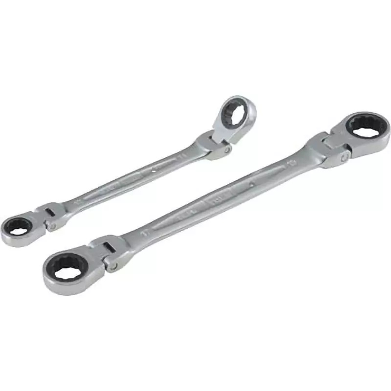 TONE Double Swing Ratchet Glasses Wrench 13 x 17 mm, RMFW-1317