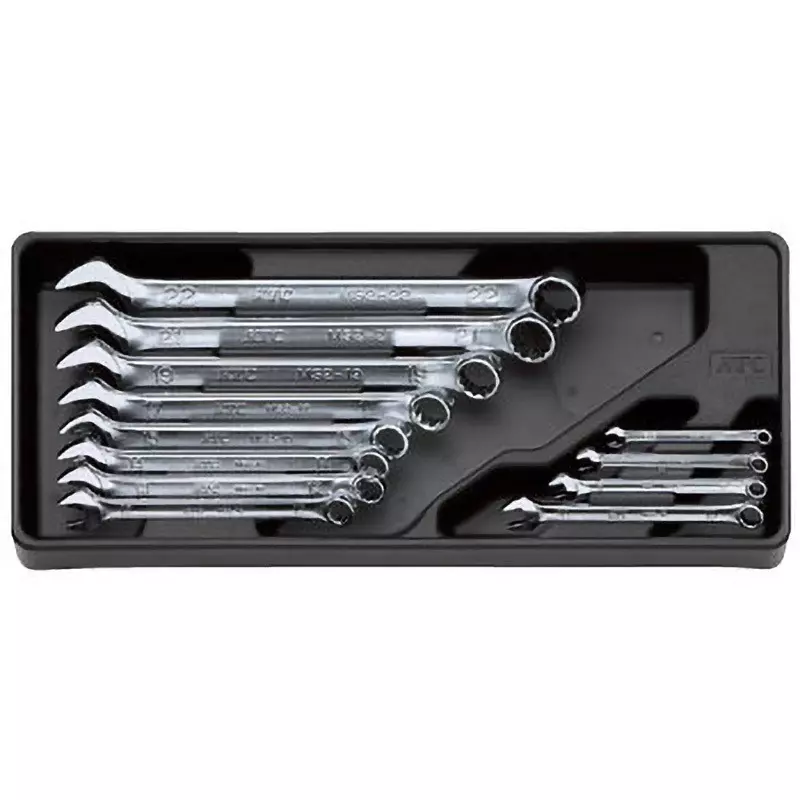 Ktc Combination Wrench Set 5.5 mm-22 mm, TMS212 (Pack of 12)