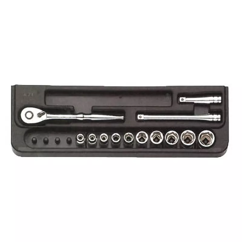 Ktc Socket Wrench Set 6.3 mm Sq. Drive, TB210