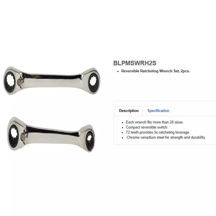 blue-point-2-pcs-splined-wrench-set-reversible-ratcheting-with-chrome-finish-and-chrome-vanadium-steel-body-blpmswrh2s