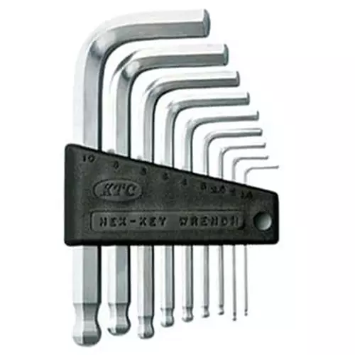 Ktc Standard Ball Point L-Type Hex Wrench Set, HLD2009 (Pack of 9)