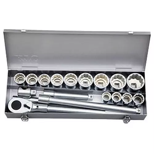Ktc Socket Wrench Set [18 Points] 19 mm Sq. Drive, TB618BB