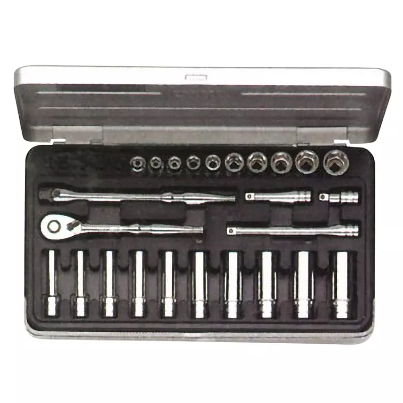 Ktc Socket Wrench Set 6.3 mm Sq. Drive, TB2x20