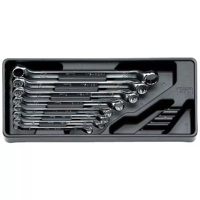 Ktc Box End Wrench Set Offset Type, TM508 (Pack of 8)