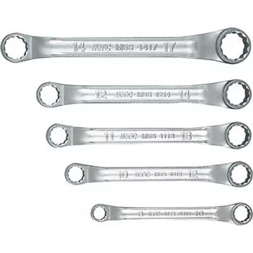 Ktc Short Offset Box End Wrench Set 8 mm-17 mm, TM5S05 (Pack of 5)