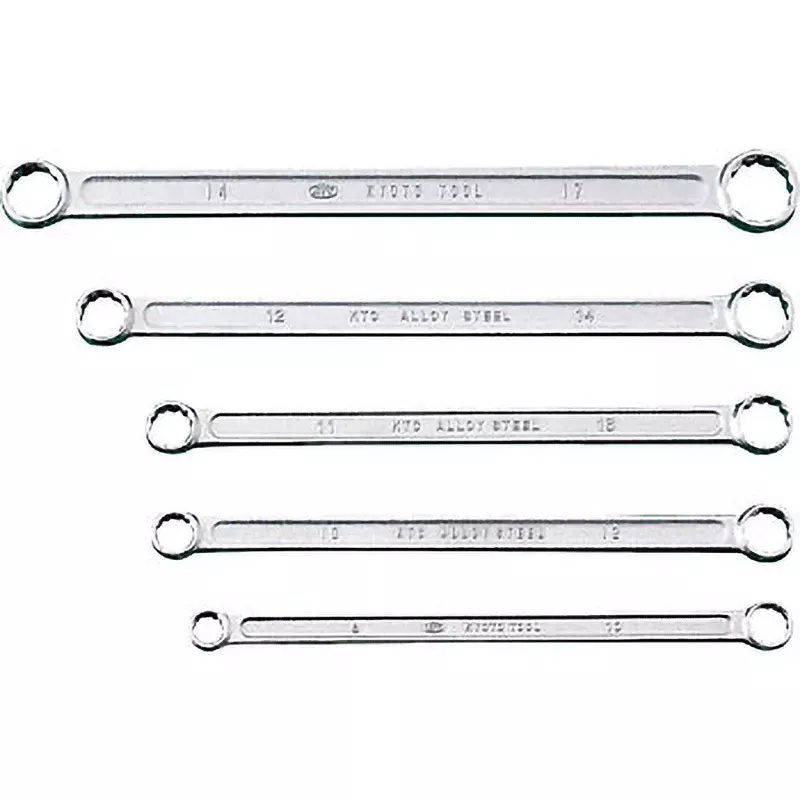 Ktc Straight Long Box Wrench Set 8 mm-17 mm, M1505 (Pack of 5)