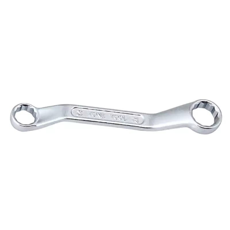 TONE Short Box End Wrench 14.0 x 17 mm Hex Size, M46-1417