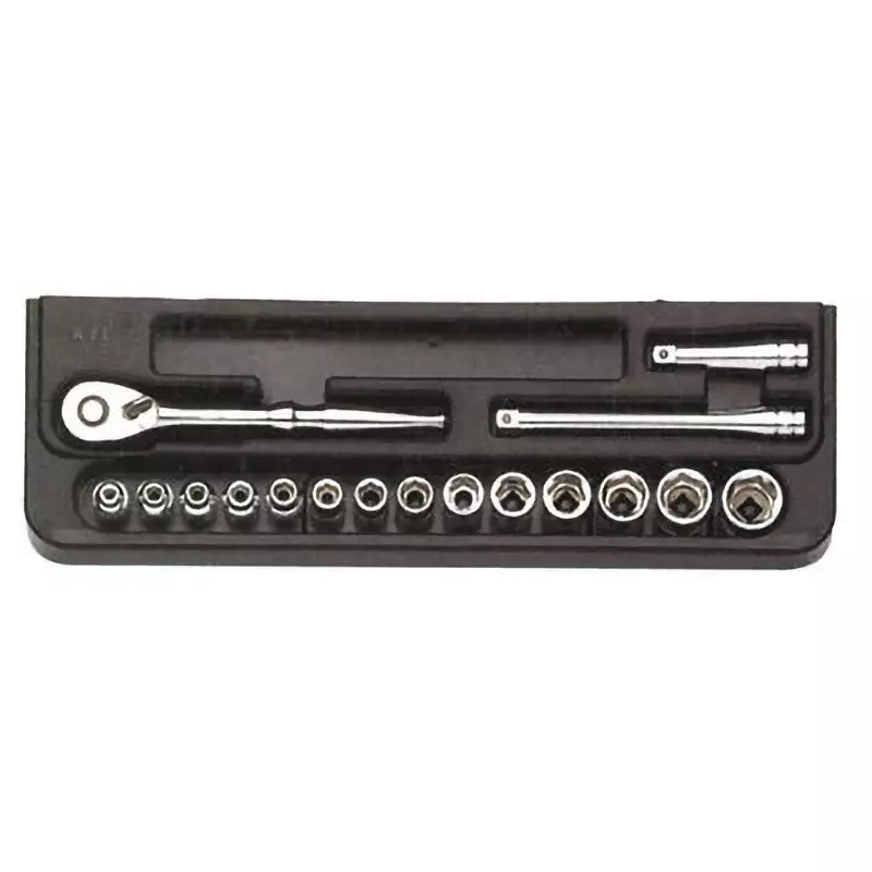 Ktc Socket Wrench Set 6.3 mm Sq. Drive, TB214