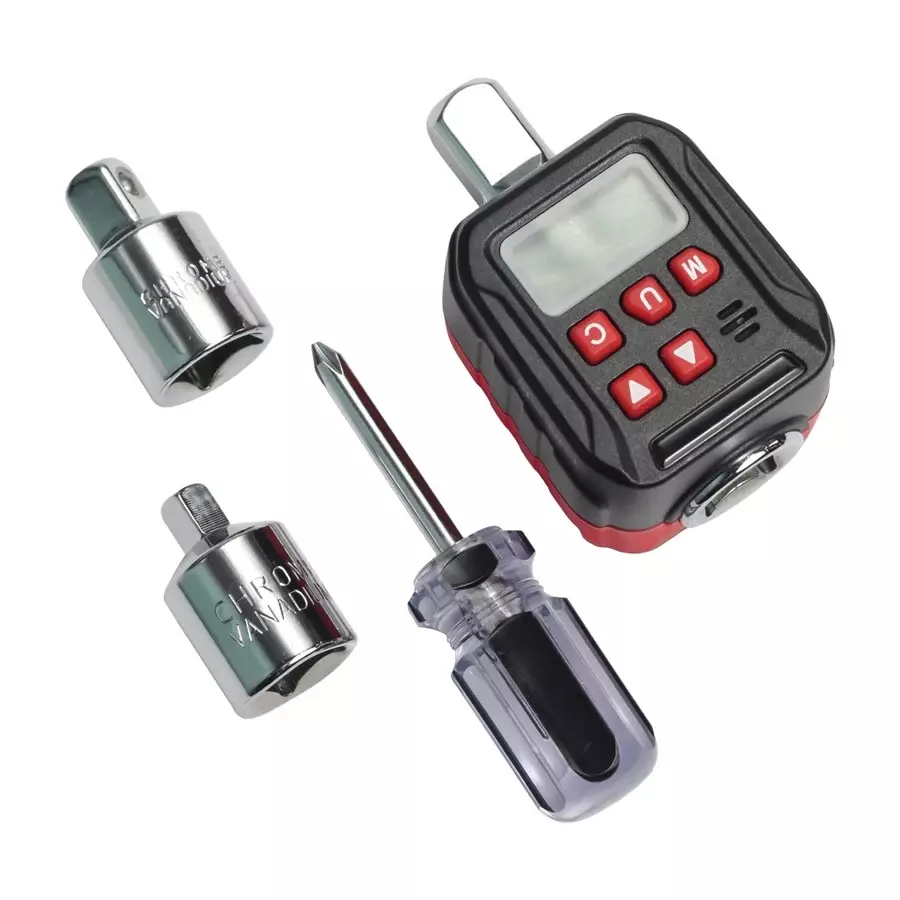 DELTA 10-200 N.m Torque Range 12.7 mm (1/2 Inch) Drive PP&TPR Handle CR-V Digital Torque Adapter Set